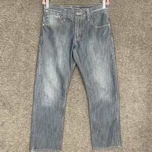 Levis 514 Jeans Men 36 34 Slim Straight Y2K‎ Vintage Flap Pockets